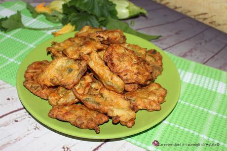 Frittelle di zucchine e fiori - Ricetta della nonna! Aglaia