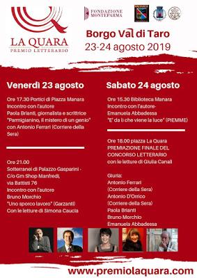Finale del concorso letterario: LA QUARA Finale del concorso letterario: LA QUARA