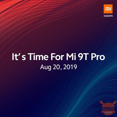 Xiaomi Mi 9T Pro: confermata l’uscita in Europa il 20 agosto Xiaomi Mi 9T Pro: confermata l’uscita in Europa il 20 agosto