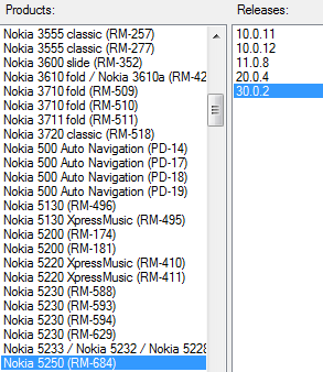 Firmware 30.0.2 per Nokia 5250