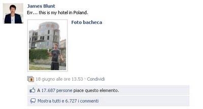 James Blunt burlone fa infuriare un'intera nazione