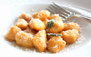 Gnocchi di zucca con erba cipollina - di Manuela Zanni