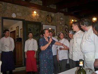 Cena per l'Unità d'Italia al Ristorante Il Colombaio: il Vinsanto di Villa Petriolo per la cucina di Stefano Pinciaroli