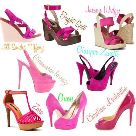 Pink sandals