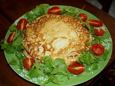 Tortino salato di crêpes