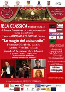 Domenica sera il concerto di chiusura di Ibla Classica International 2011