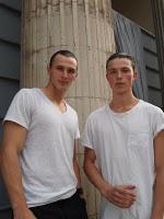 Before and after Mugler Man Fashion Show p/e 2012