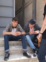 Before and after Mugler Man Fashion Show p/e 2012