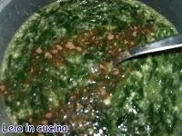 frittata con spinaci e noce moscata