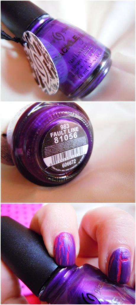983 Fault line [Purple Crackle] China Glaze