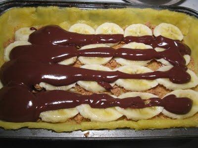 Torta ganache alle banane caramellate