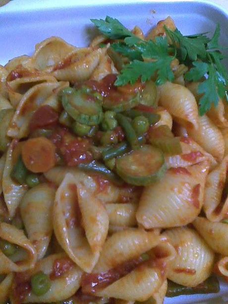 Conchiglie al Ragù Vegetale