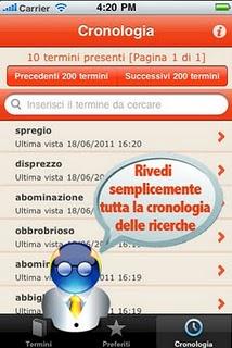 Sinonimi e Contrari per iPhone,iPodTouch e iPad.