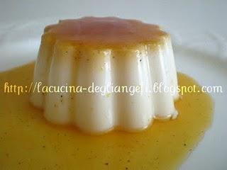 Panna Cotta con caramello all' arancia