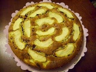 Torta di mele al cioccolato