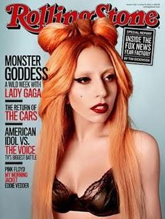 Lady Gaga rossa per Rolling Stone America