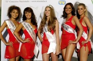 miss italia Anna Ottino, Angelica La Padula, Martina Inernizzi, Stefania Sorrentino, Erica Crivellaro