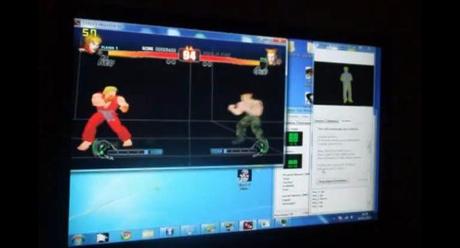 Street Fighter IV giocato con Kinect