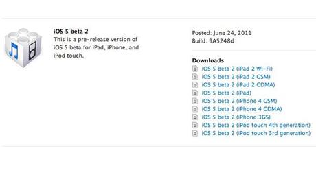 iOS Beta 2 è arrivato, con la sincronizzazione wireless, mentre sugli aggiornamenti OTA…