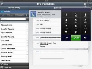 Bria iPad Edition - Mobile VoIP SIP Softphone