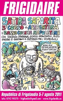Con Frigidaire, corso di satira saporita in Umbria, tra vignette e cucina
