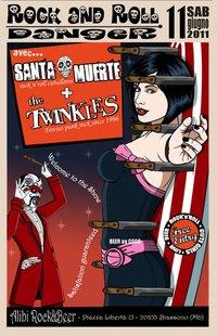 11 giugno:The Twinkles + Santa Muerte + The Flagstone live @ ALIBI rock'n'beer!