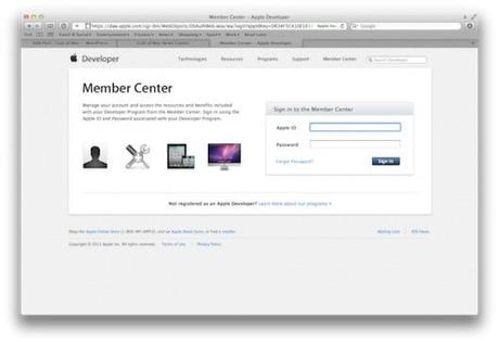 Attenzione .. Il Dev Center di Apple è vulnerabile al phishing scan