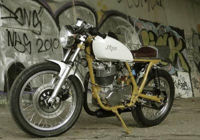 Yamaha SR 500 Cafè Racer from Holland