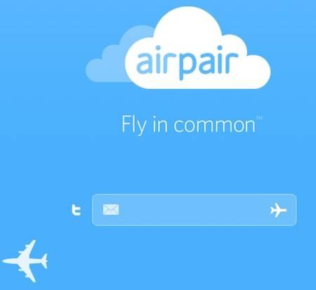 Vola socialmente con Airpair: dal virtuale al fisico.
