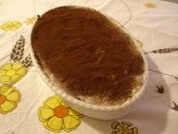 TIRAMISU' CON CREMA DI LATTE E CACAO