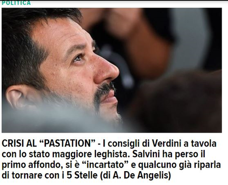 #Crisidigoverno: l’errore di #Salvini ed il rischio di perdere la partita #Crisidigoverno: l’errore di #Salvini ed il rischio di perdere la partita