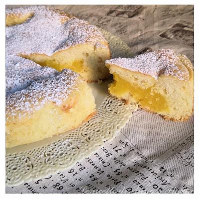 Torta morbida con lemon curd (senza lattosio) Torta morbida con lemon curd (senza lattosio)