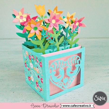 Come creare una Card in a box in modo facile con la Big Shot Come creare una Card in a box in modo facile con la Big Shot