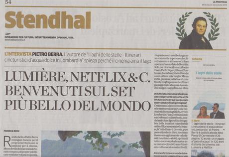 video della presentazione di : PIETRO BERRA, I laghi delle stelle. Itinerari cine turistici d’acqua dolce in Lombardia, New Press edizioni, 2019. A Nesso (Lago di Como), 24 agosto 2019 video della presentazione di : PIETRO BERRA, I laghi delle stelle. Itinerari cine turistici d’acqua dolce in Lombardia, New Press edizioni, 2019. A Nesso (Lago di Como), 24 agosto 2019