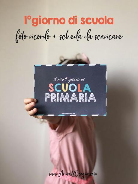 il cartello per il primo giorno di scuola da scaricare il cartello per il primo giorno di scuola da scaricare