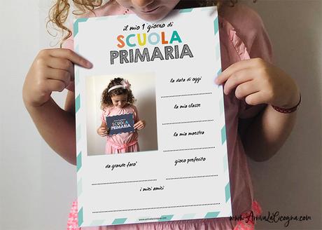 1° giorno scuola la scheda sa stampare 1° giorno scuola la scheda sa stampare
