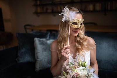 foto matrimonio maschera sposa maschera venezia