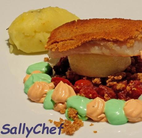 ricciola al crumble di parmigiano, generosi sapori ricciola al crumble di parmigiano, generosi sapori