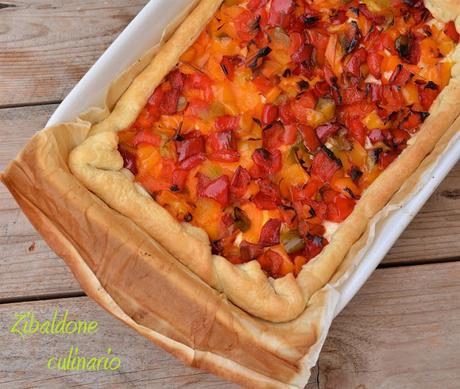 Torta salata ai peperoni Torta salata ai peperoni