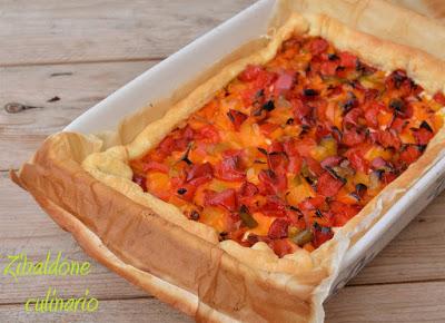 Torta salata ai peperoni Torta salata ai peperoni