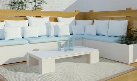 Tappeto outdoor Essential Chrome Aqua tappeti outdoor