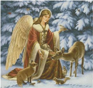 Schemi punto croce: Angeli del Natale Schemi punto croce: Angeli del Natale
