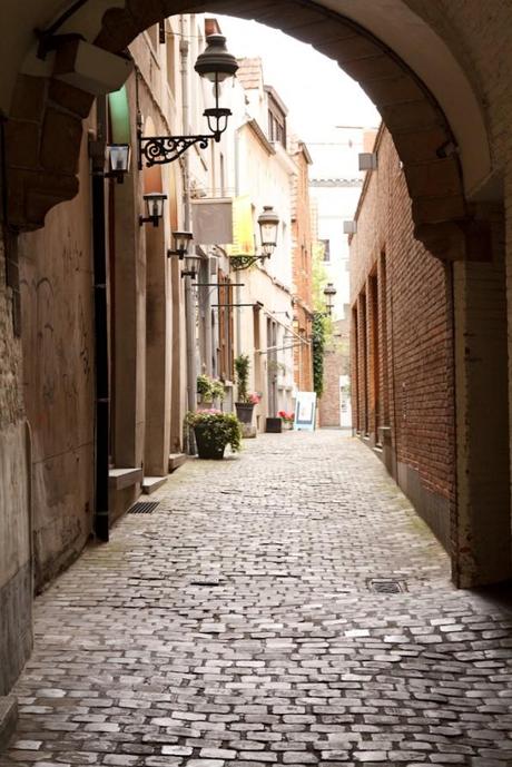 Vicolo al centro di Bruxelles