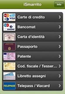 iSmarrito l'app per bloccare le Carte di credito e Bancomat.