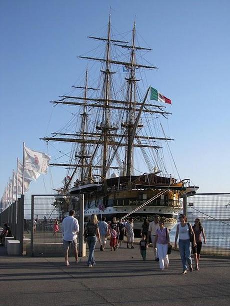 amerigo vespucci! la regina a cagliari!