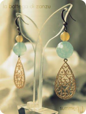 Poetical drops earrings