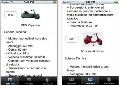 Ecco una applicazione che mancava su iTunes “Tutto Vespa” per appassionati della mitica Vespa