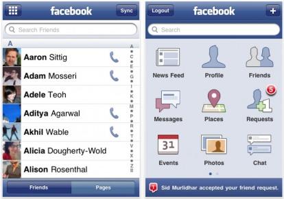 Aggiornamento per Facebook per iPhone arrivando alla versione 3.4.3