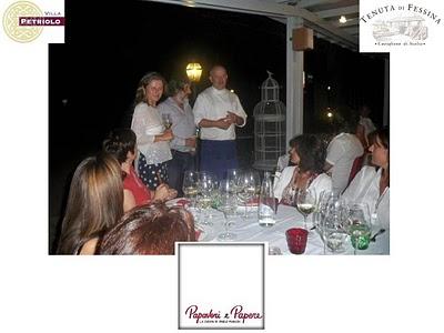 matrimonio siculo-toscano Paolo Fiaschi. vini Fessina Petriolo Ristorante 