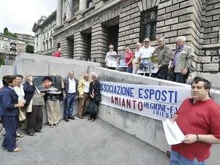 A Trieste per i diritti degli esposti all'amianto